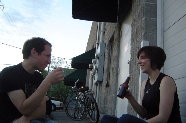 Ray and Kandace at Newspace 20004