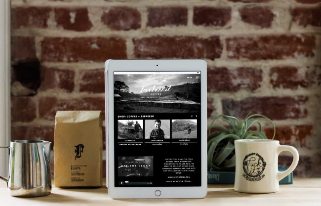 Website with swag