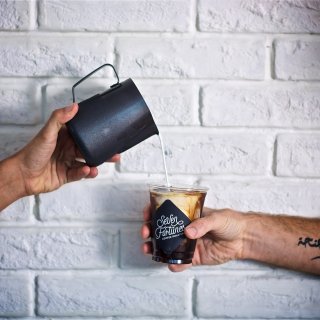 pouring coffee