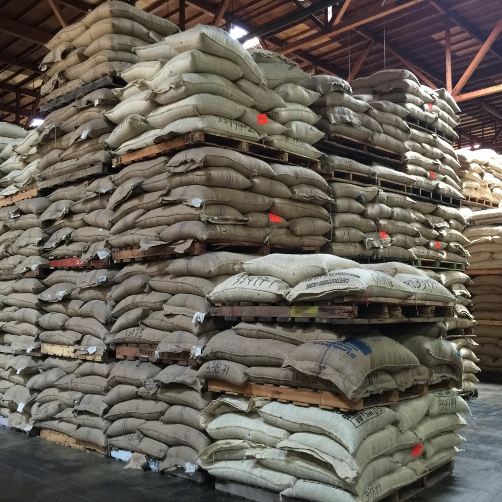 Green coffee at Royal Coffee Importers