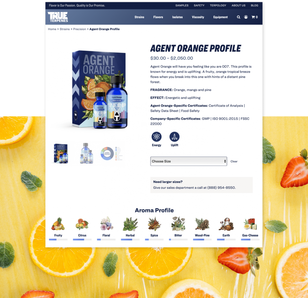 The new product page beautiful while being full of information.
