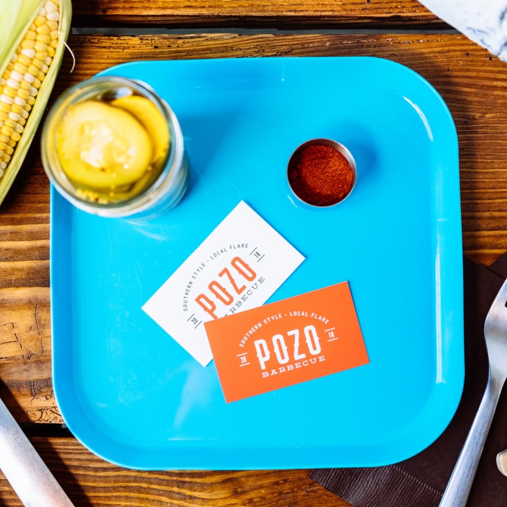 Pozo Barbecue business cards