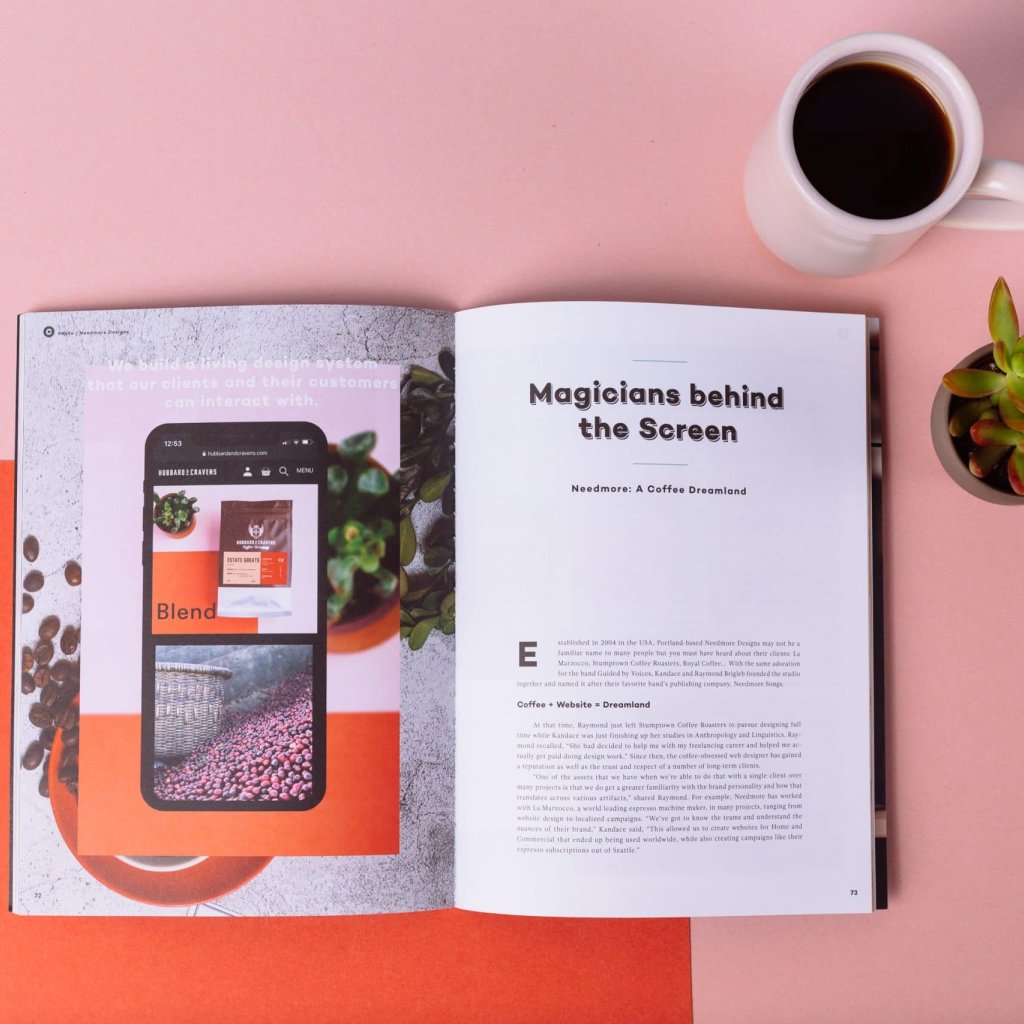 Magicians Behind the Screens article in Coffee Tea Ice Cream Mag