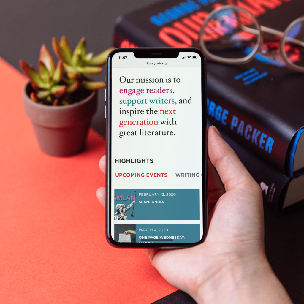 New Literary Arts website