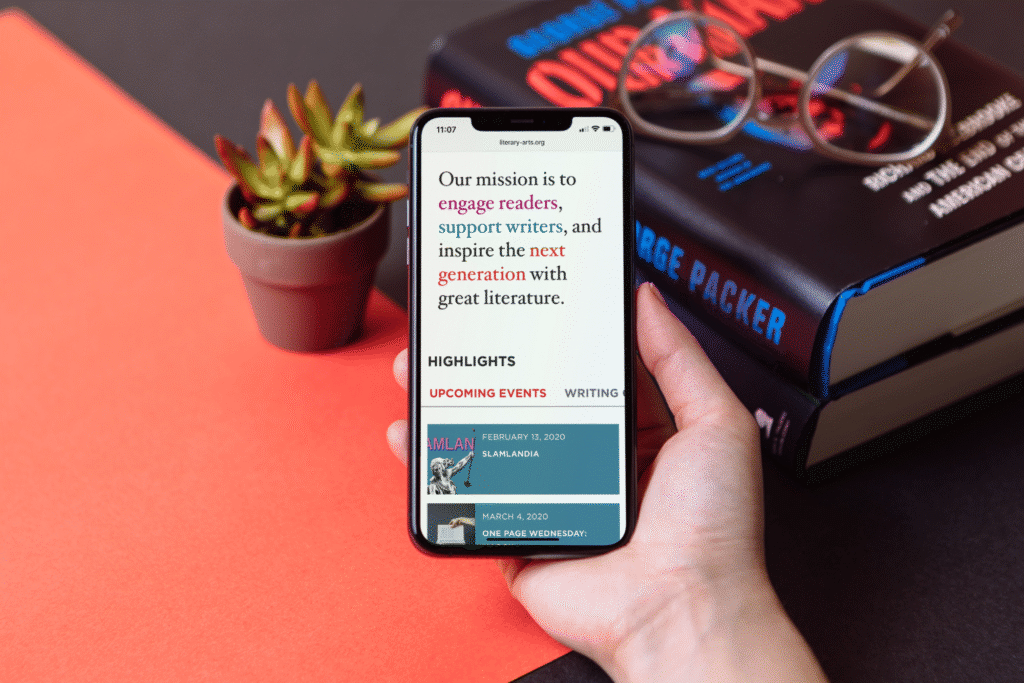 New Literary Arts website