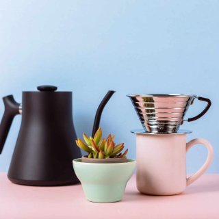 a coffee setup