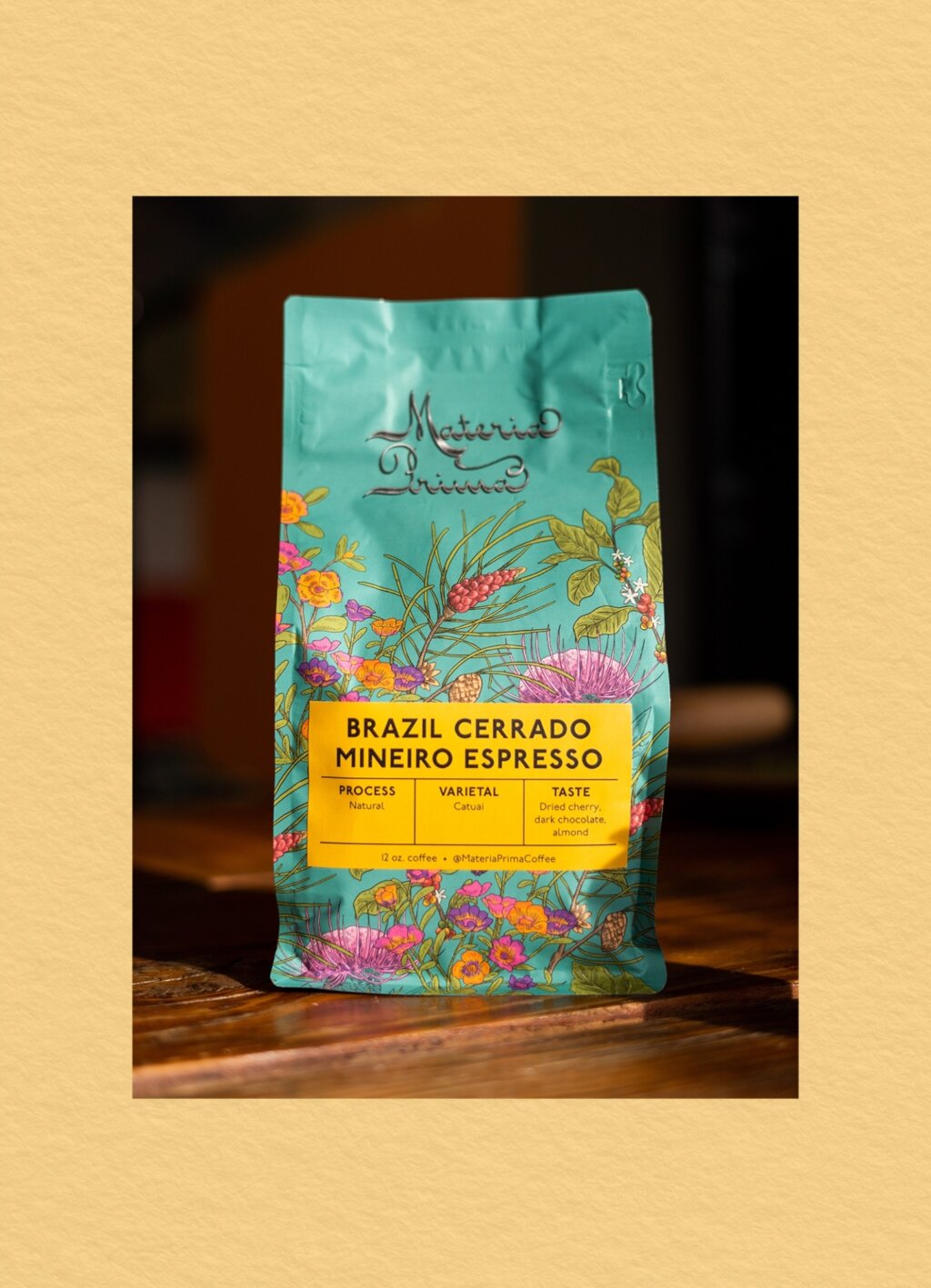 Teal packaging