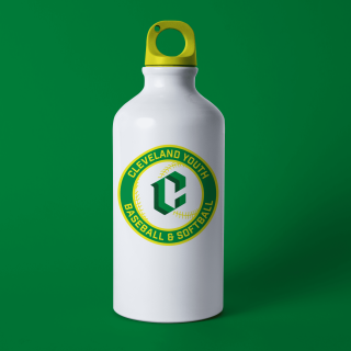 white water bottle with CYBS