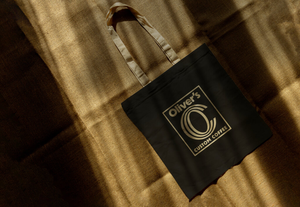 tote bag with alternate logo
