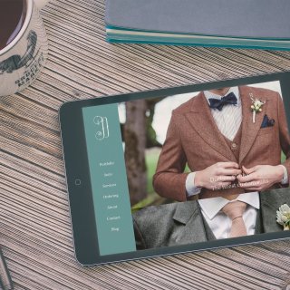 Duchess Clothier website on iPad