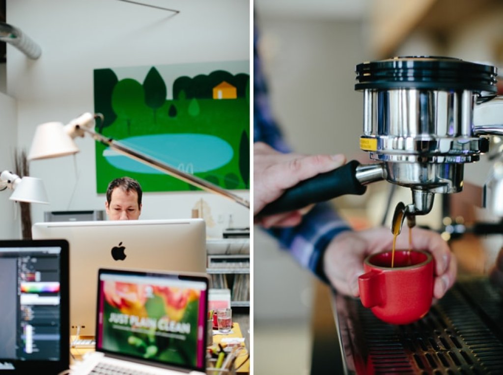 Needmore Studio and espresso shot, shot by Ashley Forrette
