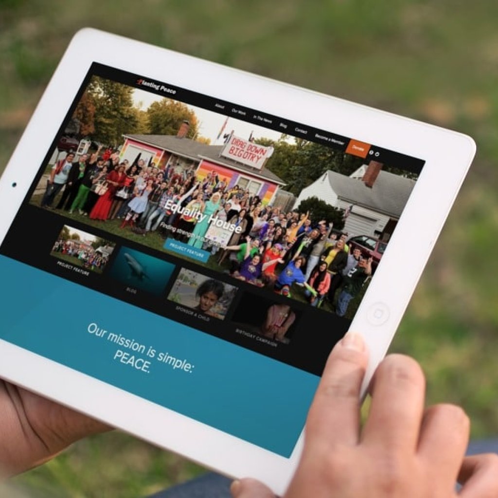 Planting Peace on iPad