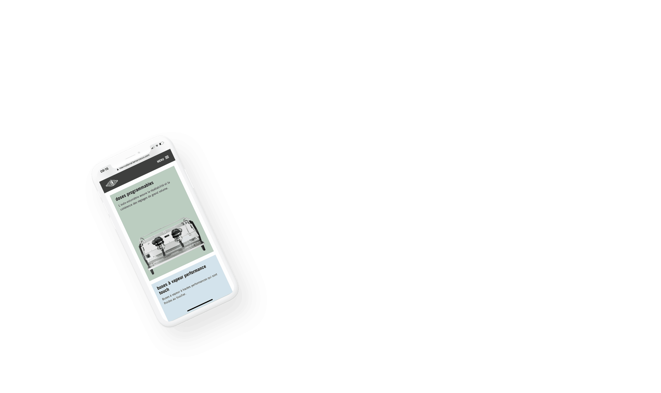 iPhone view of website worldwide