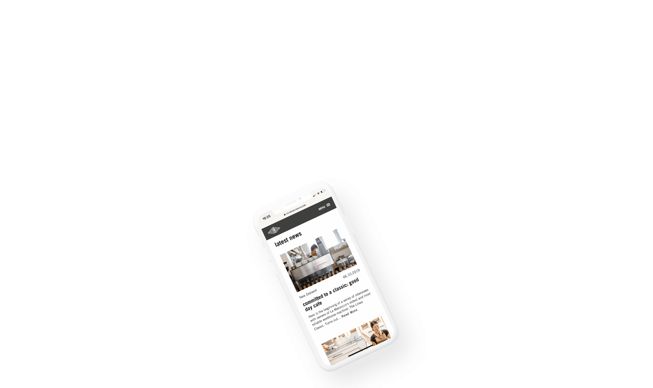 iPhone view of website worldwide